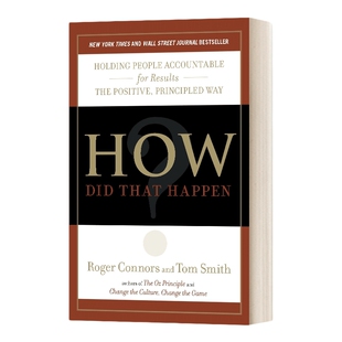 英文原版 How Did That Happen 这是怎么发生的 以积极的 有原则的方式让员工对结果负责 英文版 进口英语原版书籍