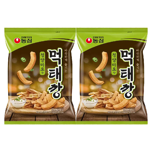 韩国进口食品农心青阳辣椒蛋黄酱明太鱼干薯条咸口办公室休闲零食