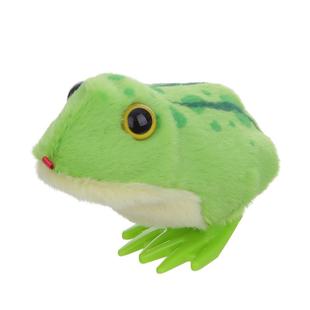 儿童上链发条毛绒青蛙跳跳鸡怀旧宝宝玩具仿真跳跳蛙弹跳1岁婴儿2