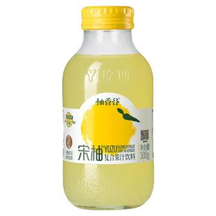 浙江柚香谷宋柚汁清爽解腻果汁休闲聚会饮料饮品300ml*20瓶整箱发