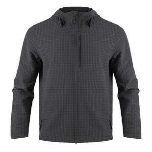 户外山隐防泼软壳衣冲锋衣春秋连帽夹克防风透气抓绒衣男款外套