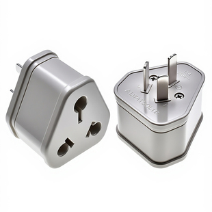 大小南非转换插头10a转16a的插座转换器国内三扁转三圆插座印度标