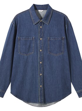 26年秋季新款男士牛仔衬衫