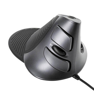 日本SANWA人体工学鼠标直立垂直手握式 2.4G激光游戏办公有线鼠标