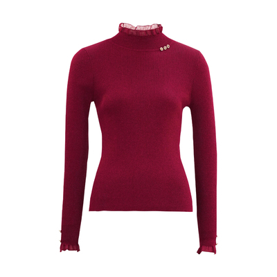 HONRN/红人修身显瘦半高领针织衫