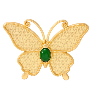 非遗宋锦手工diy胸针底胚带盖底托配件别针新中式古风旗袍配饰品