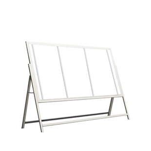 定制不锈钢室内宣传栏海报展示架企业展架户外展板移动教育公告栏