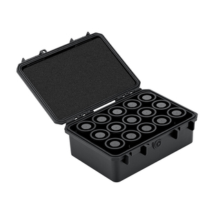 JJC 菲林收纳盒120 135胶卷包保护盒 35mm胶片可放15卷 胶卷桶包 防尘防潮防灰