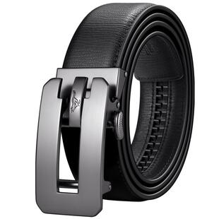 七匹狼皮带男士自动扣真皮百搭头层牛皮西装潮牌简约新款休闲