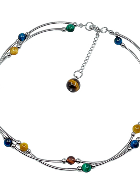 原创手作星际轨道choker项链