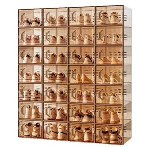 鞋盒收纳盒透明鞋子收纳神器省空间鞋架子收纳盒鞋柜靴子收纳家用