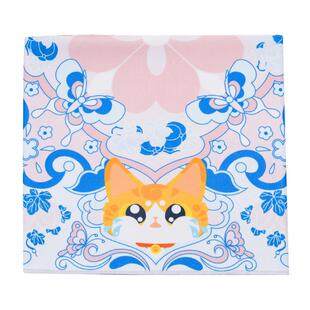 意林文创云台山的猫乖乖布宠物包猫百贴布猫咪固定包裹房抓咬神器