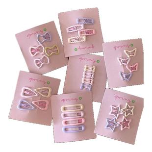 星星发夹可爱刘海夹前额边夹女侧边碎发夹小夹子发饰bb夹儿童发饰