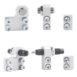 MXQ/HLQ/HLS/MXS滑台气缸限位块缓冲支架A AS AT BS BT B附件配件