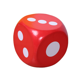 泡沫骰子大号实心超大色子教具活动道具暖场筛子互动巨型塞子玩具