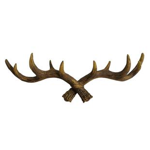 鹿角墙面装饰壁挂个性衣帽架创意门口墙上衣架玄关置物架钥匙挂钩