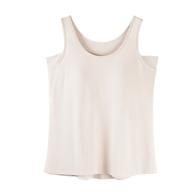 浪莎女士莫代尔带胸垫单件上衣薄