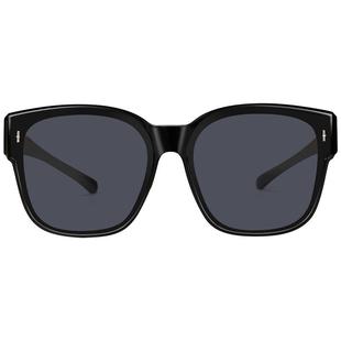 帕森偏光太阳镜可套近视镜男女同款 轻盈开车防晒套镜墨镜PZ12106