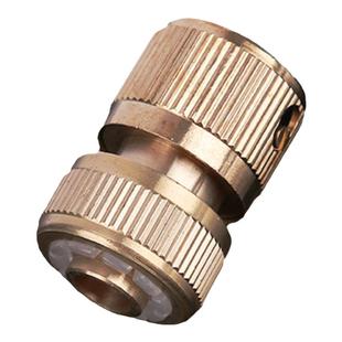 铜四分软水管快速通水接头快接洗衣机水龙头 家用4分水管接头对接