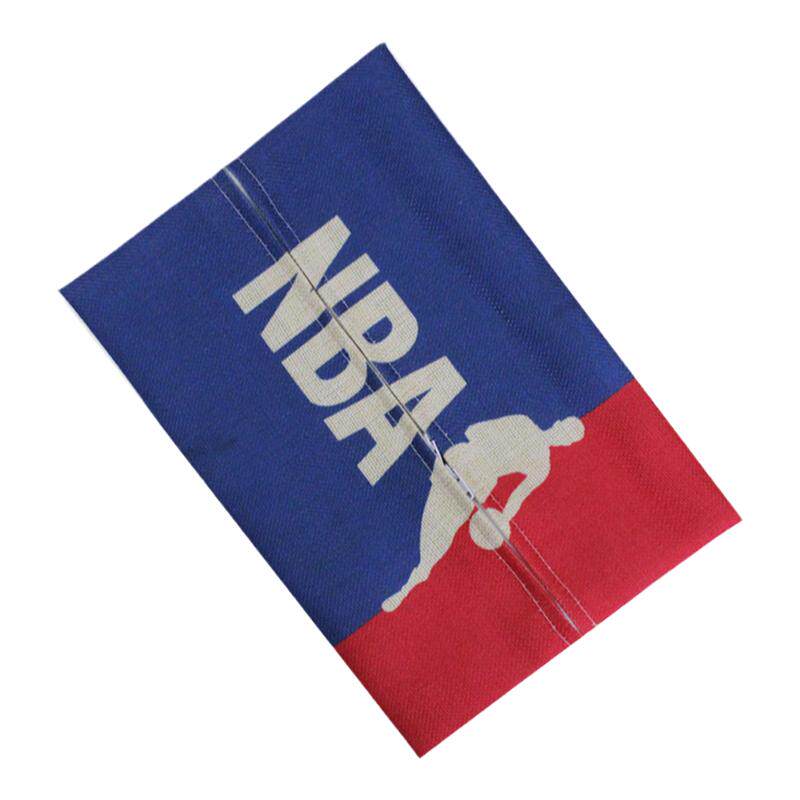 汽车内饰用品棉麻座式纸巾盒抽纸袋篮球迷NBA马刺热火箭勇士湖人
