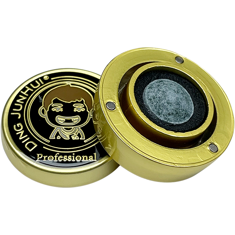 丁俊暉皮頭professional職業(yè)斯諾克臺球桿槍頭中式黑八小頭桿桿頭