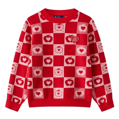 POLOWALK女童翻领针织衫