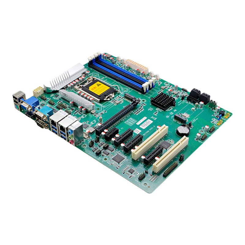 研域W570DM工控机主板10/11代双HDMI工业电脑5G双网6串5PCIERAID