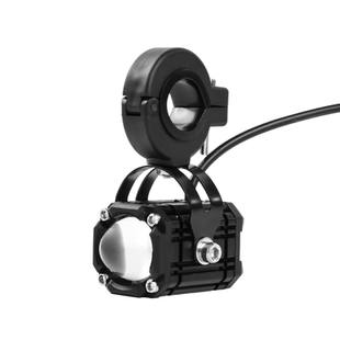 恶魔眼led射灯电动车改装外置铺路灯摩托车灯远近光一体爆闪超亮