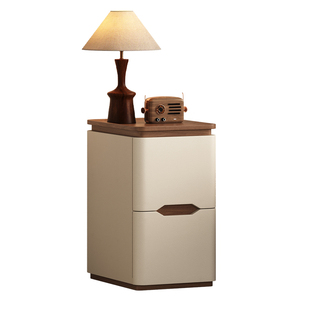 实木床头柜超窄家用卧室2026新款小型极窄简约现代免安装收纳柜子