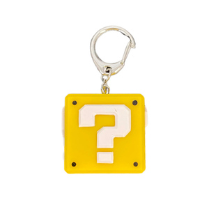 马里奥问号响铃钥匙扣挂件点击发声金币声音超级玛丽按压超级玛丽