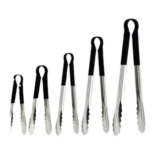 。烤菜油锅野炊大号不锈钢夹子食品夹碳火钳长柄可爱烤鱼食物钳子