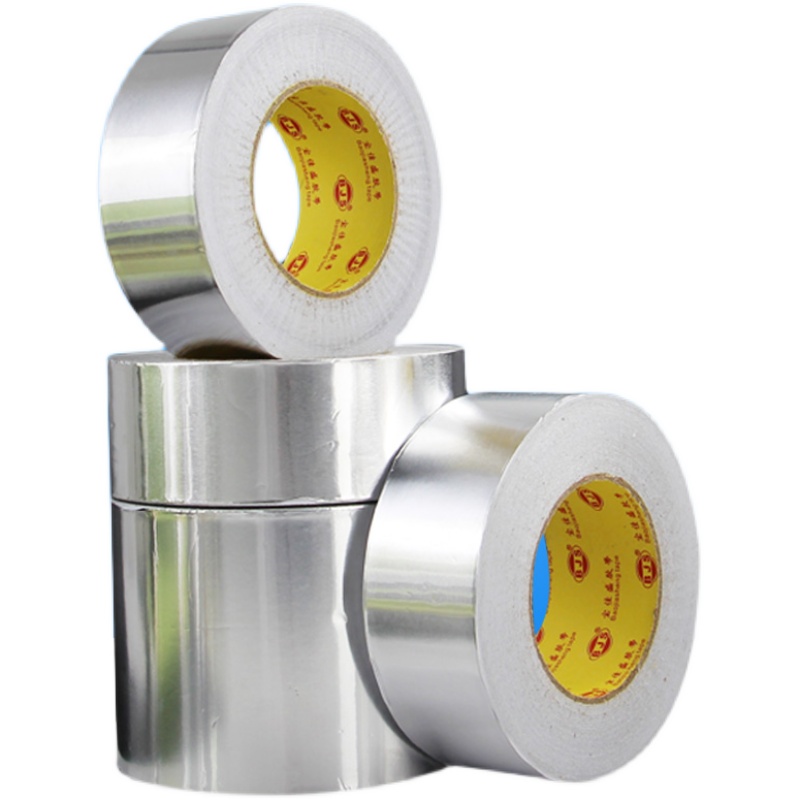铝箔胶带加厚100CM防晒防水屏蔽防辐射自粘高温锡箔纸胶带1000MM