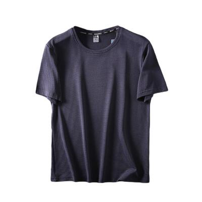 科技蜂窝肌理夏季男速干短袖T恤