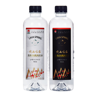 火山鸣泉克东天然苏打水470ml*15瓶无汽无糖弱碱性饮用矿泉水整箱