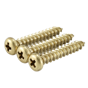 铜圆头螺丝自攻十字螺钉加长古木家具自攻丝木螺丝钉M3M3.5M4M5