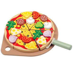 儿童过家家披萨玩具女孩男孩生日蛋糕切切乐幼儿园娃娃家区域材料