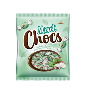 清新爽口薄巧 德国storck斯托克薄荷巧克力夹心清新口气零食喜糖