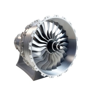 空客a380航空发动机模型带灯发光3d打印飞机拼玩具引擎高速引擎