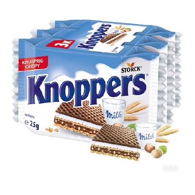 Knoppers优力享德国进口威化饼干