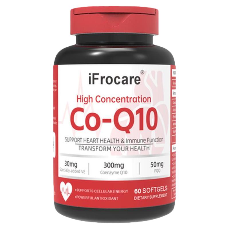 【香港直邮】iFrocare英国原装进口高含量300mg辅酶Q10胶囊保健品