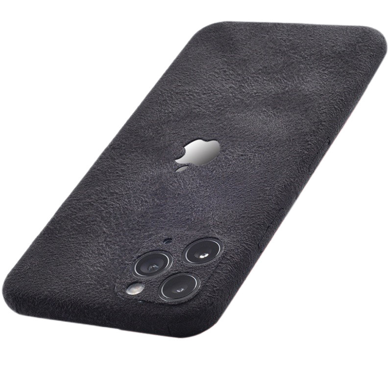 适用iphone14promax背膜12翻毛皮11全包苹果xsmax后膜x毛绒13贴纸15全包膜16贴膜