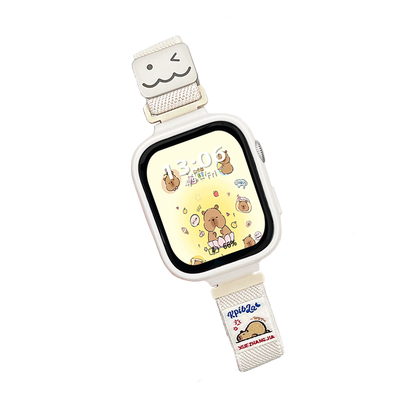 连遇红米手表5弹力编织磁吸表带