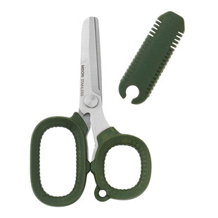 日本MIDORI旗舰店 万用手工剪纸安全学生剪刀便携办公家用手工刻刀钝角小号锋利防滑旅行钓鱼裁剪多功能剪刀