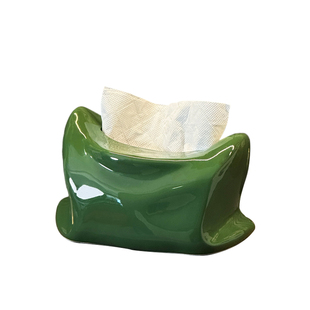 轻奢复古高级感陶瓷纸巾盒家用客厅茶几摆件餐巾纸盒子创意抽纸盒