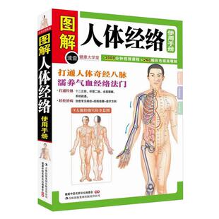 图解人体经络使用手册打通人体奇经八脉濡养气血经络法门超简单快速取穴学用经络祛百病经络穴位按摩大全经络准确找穴按摩速查全书
