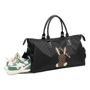 旅行包女短途行李收纳袋男手提包学生大容量轻便出行包时尚健身包