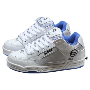 白蓝厚舌面包款GLOBE滑板鞋运动休闲街舞低帮男女鞋BMX减震防滑