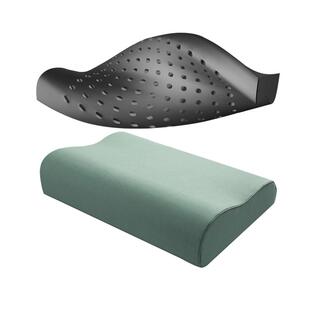 枕头宿舍学生青少年专用颈椎枕头制式记忆枕头军绿色枕头陆空枕头