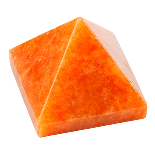 天然太阳石金字塔摆件日长石原石矿物标本石家居办公桌面装饰摆设