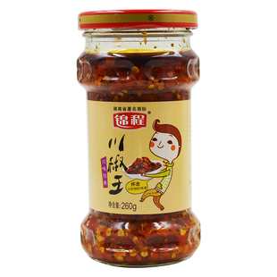 锦程川椒王260g拌饭酱辣椒酱川味饭扫光下饭菜拌面酱调味辣酱瓶装